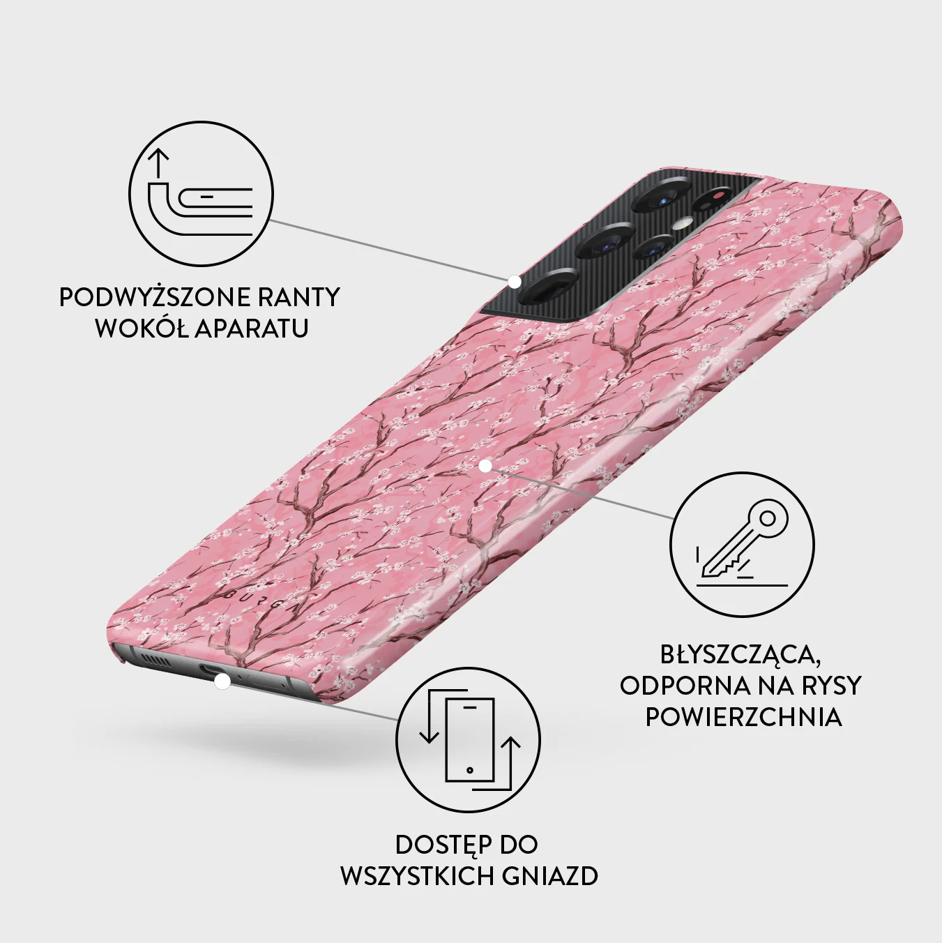Sakura - Samsung Galaxy S21 Ultra Etui - Image 3