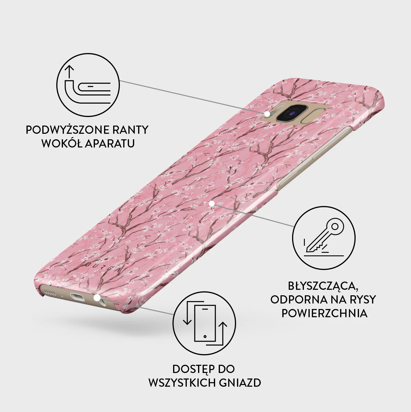 Sakura - Samsung Galaxy S8 Etui - Image 3