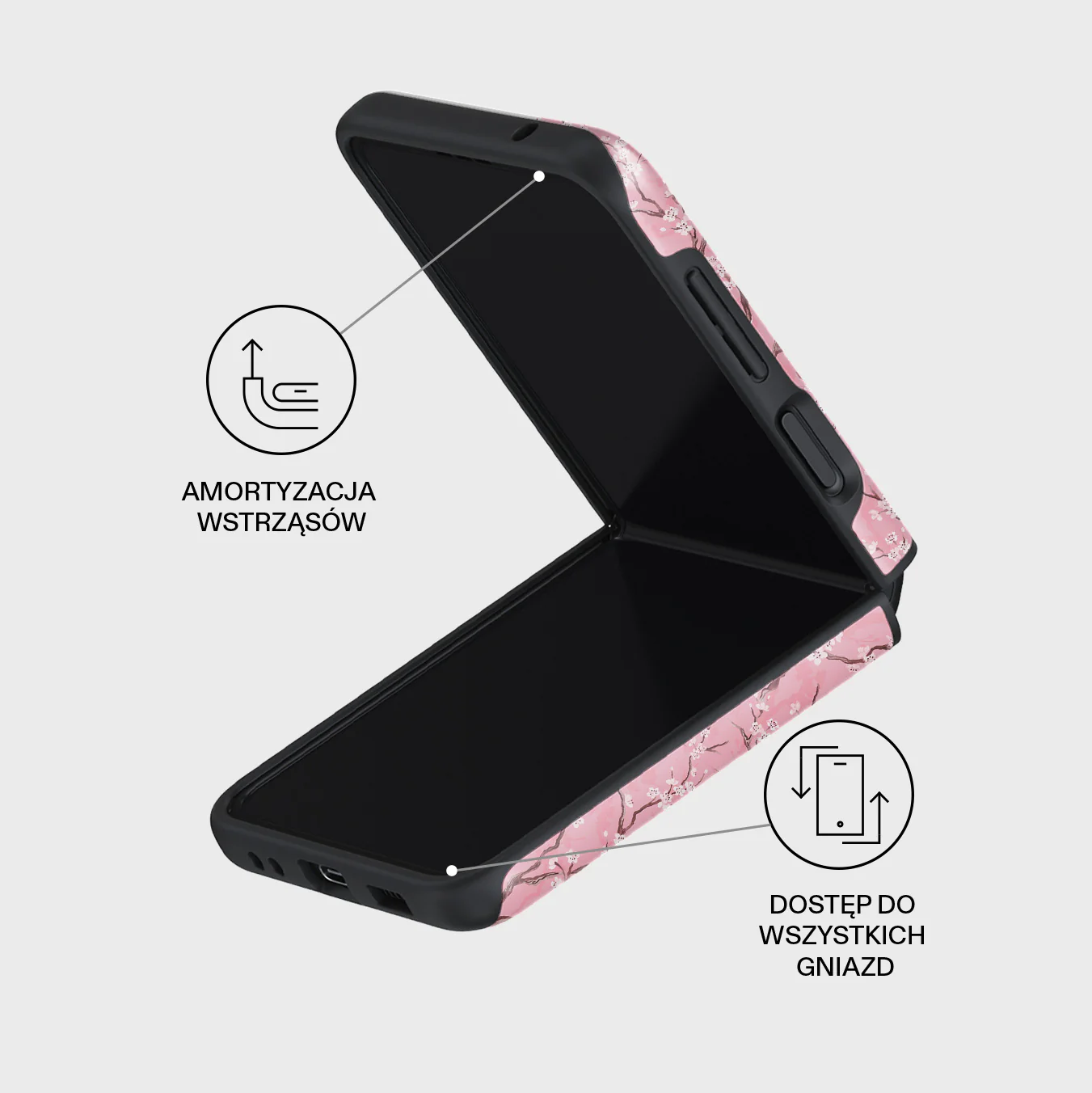 Sakura - Samsung Galaxy Z Flip 3 Etui - Image 3