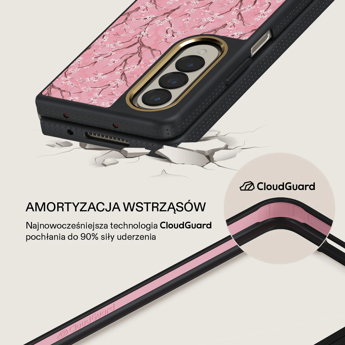 Sakura - Samsung Galaxy Z Fold 4 Etui - Image 8