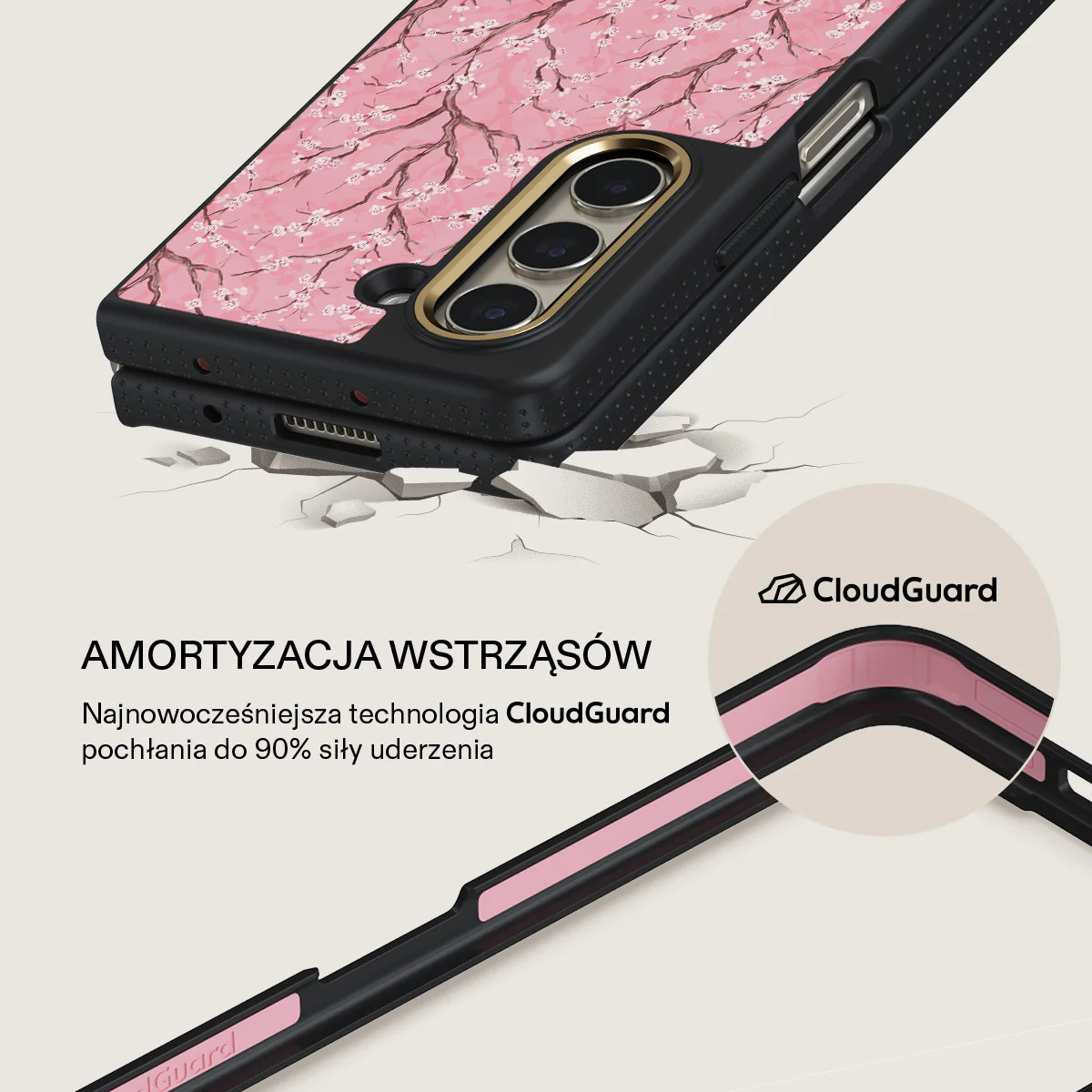 Sakura - Samsung Galaxy Z Fold 5 Etui - Image 3