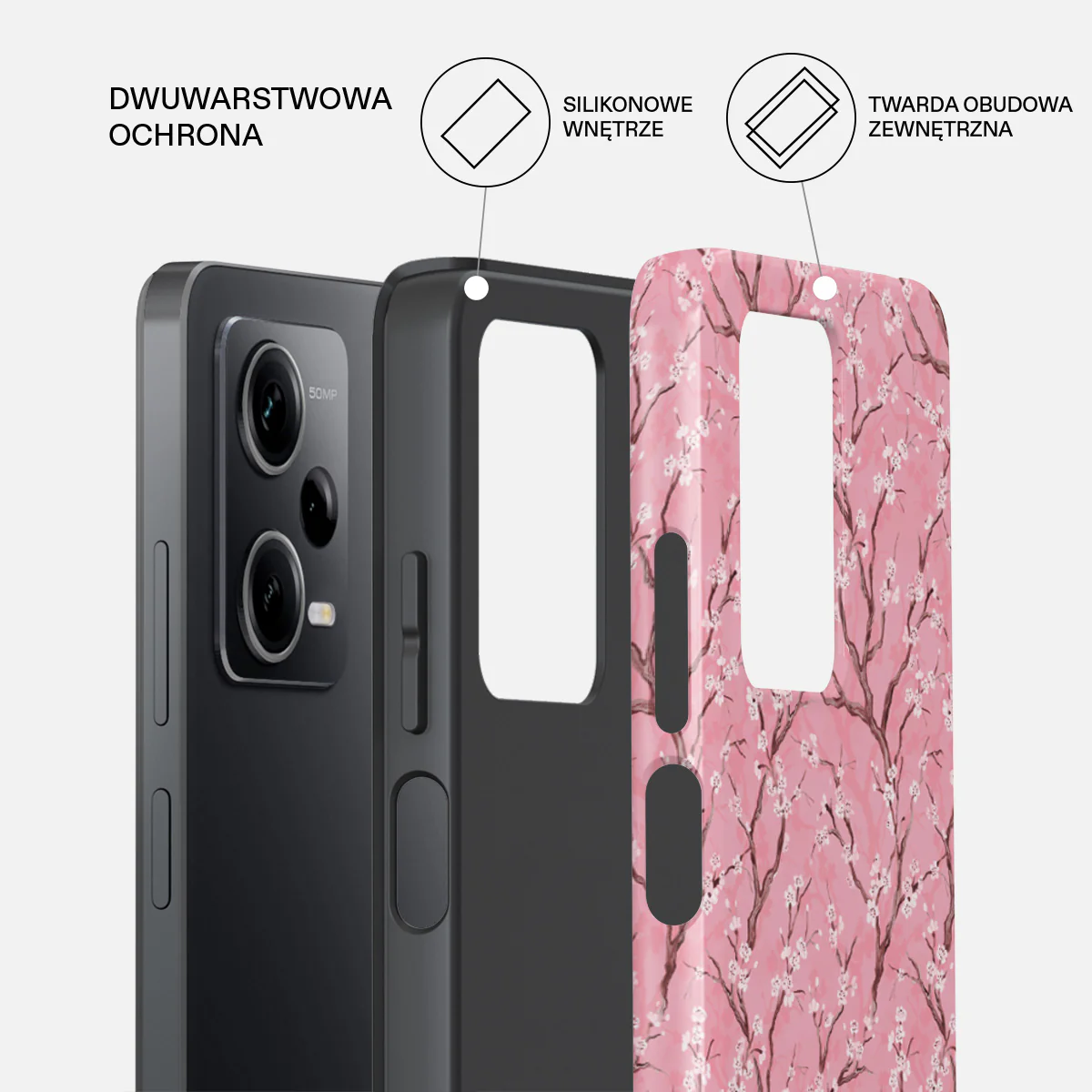 Sakura - Xiaomi Redmi Note 12 Pro 5G Etui - Image 2