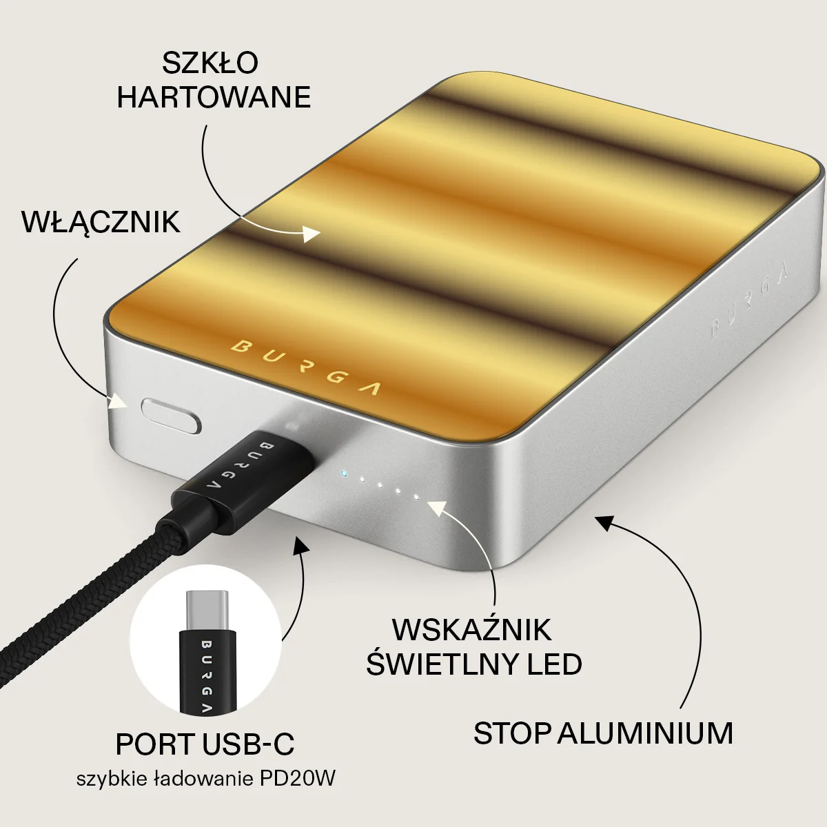 Saturn - Magnetyczny power bank - Image 45