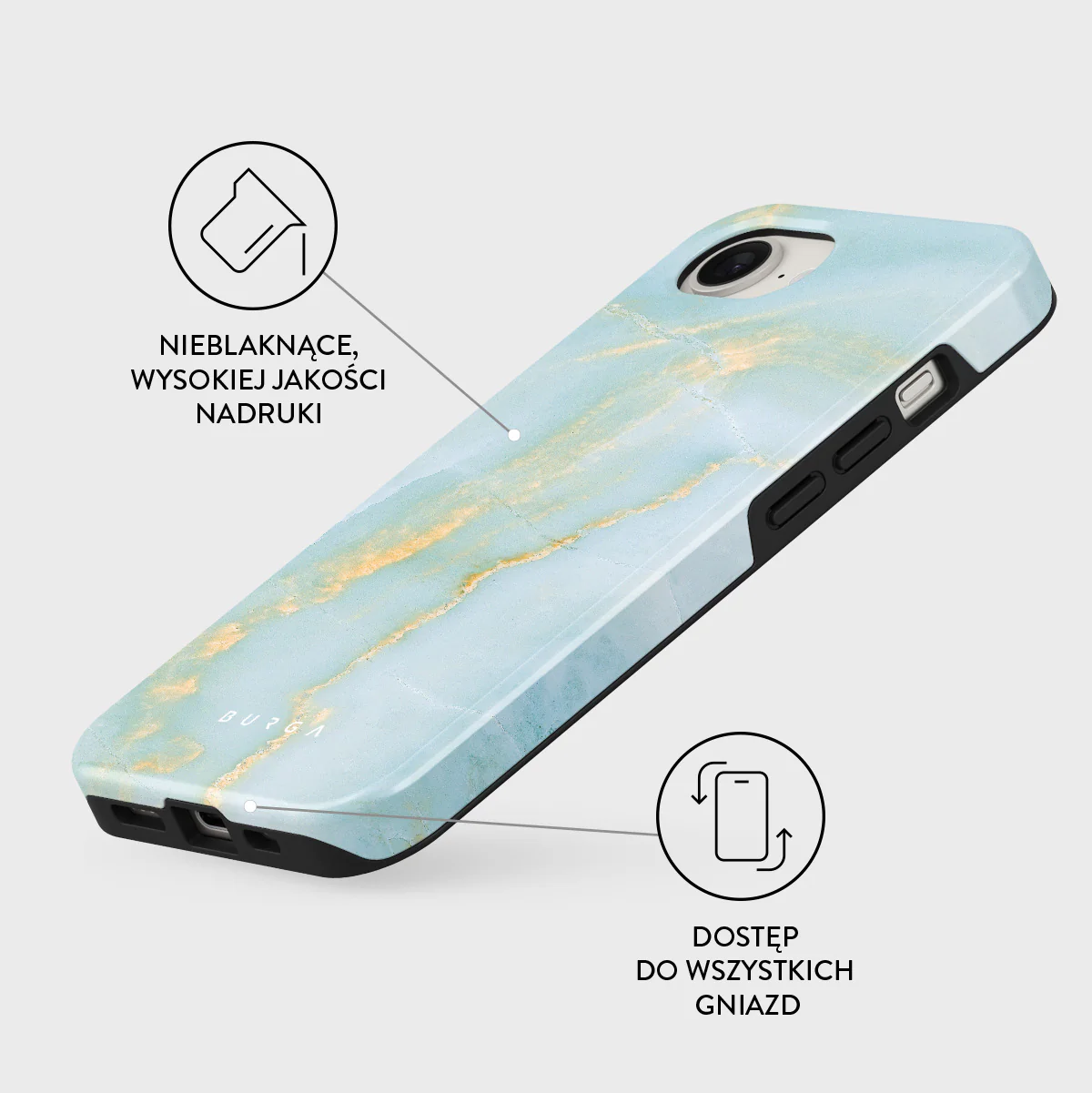 Sea Salt - iPhone 17e Etui - Image 3