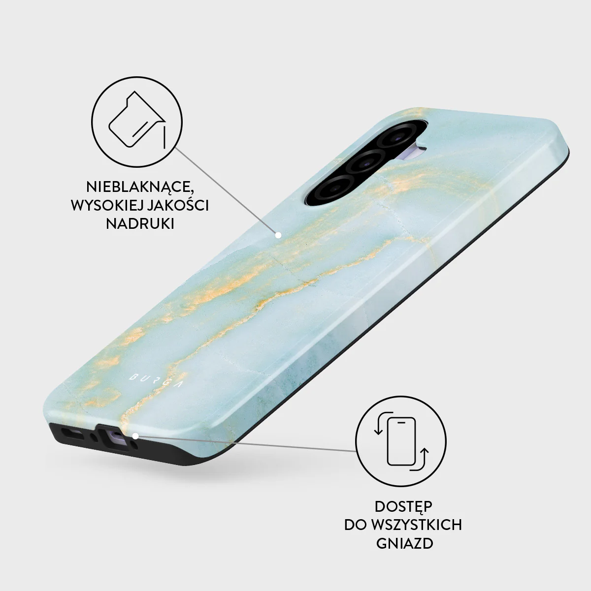 Sea Salt - Samsung Galaxy A37 5G Etui - Image 3