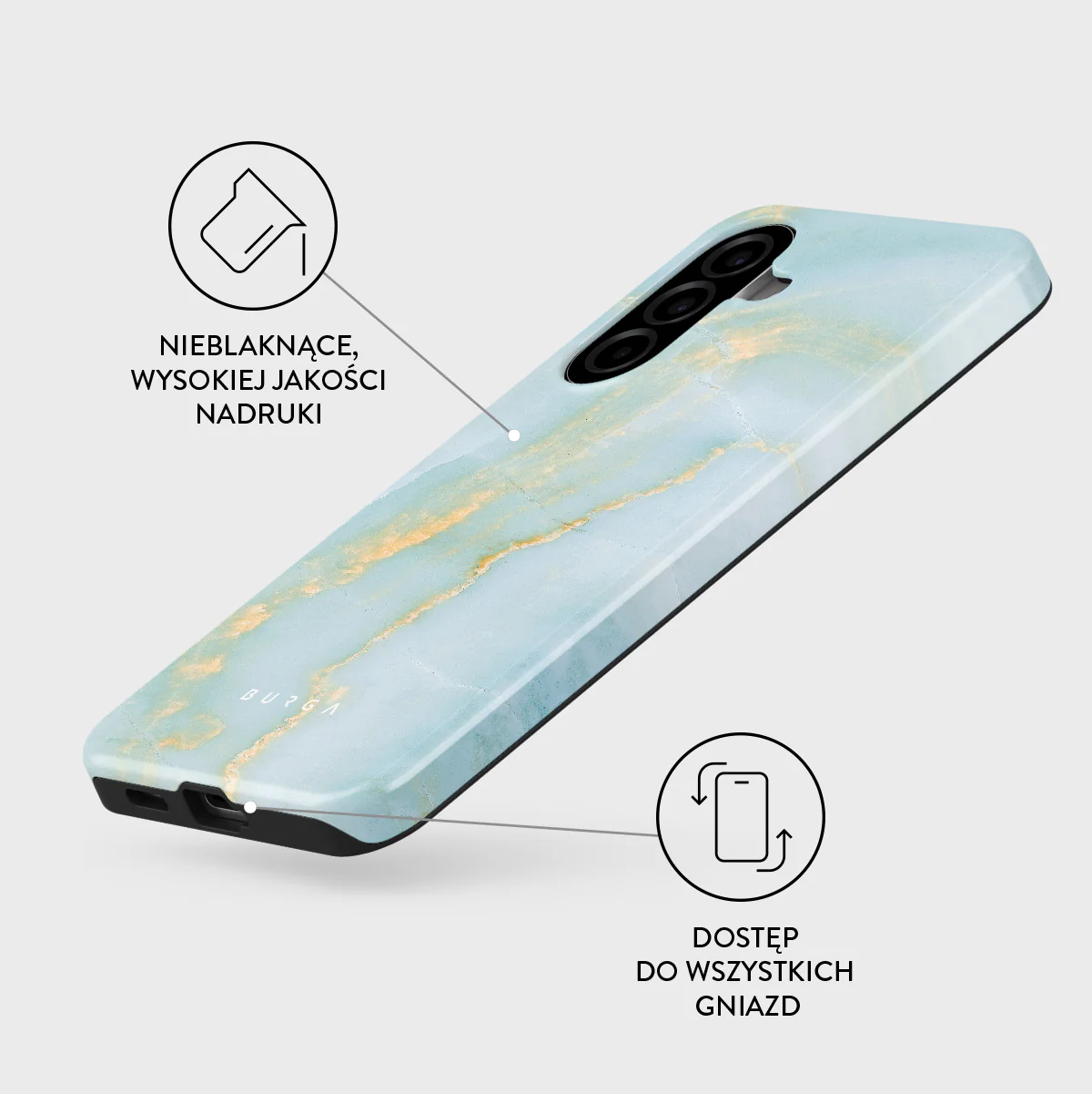 Sea Salt - Samsung Galaxy A57 5G Etui - Image 3
