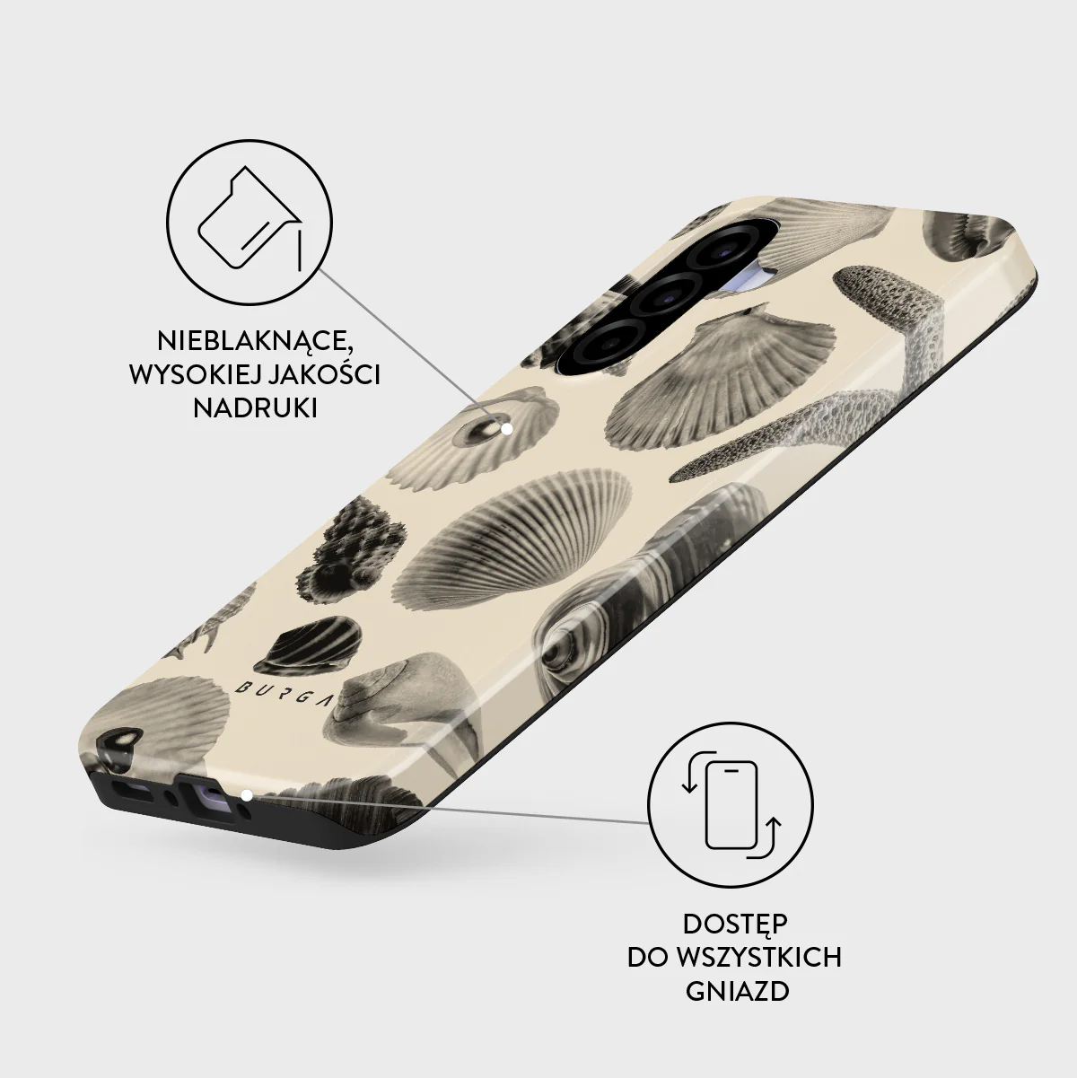 Shell Mosaic - Samsung Galaxy A37 5G Etui - Image 3