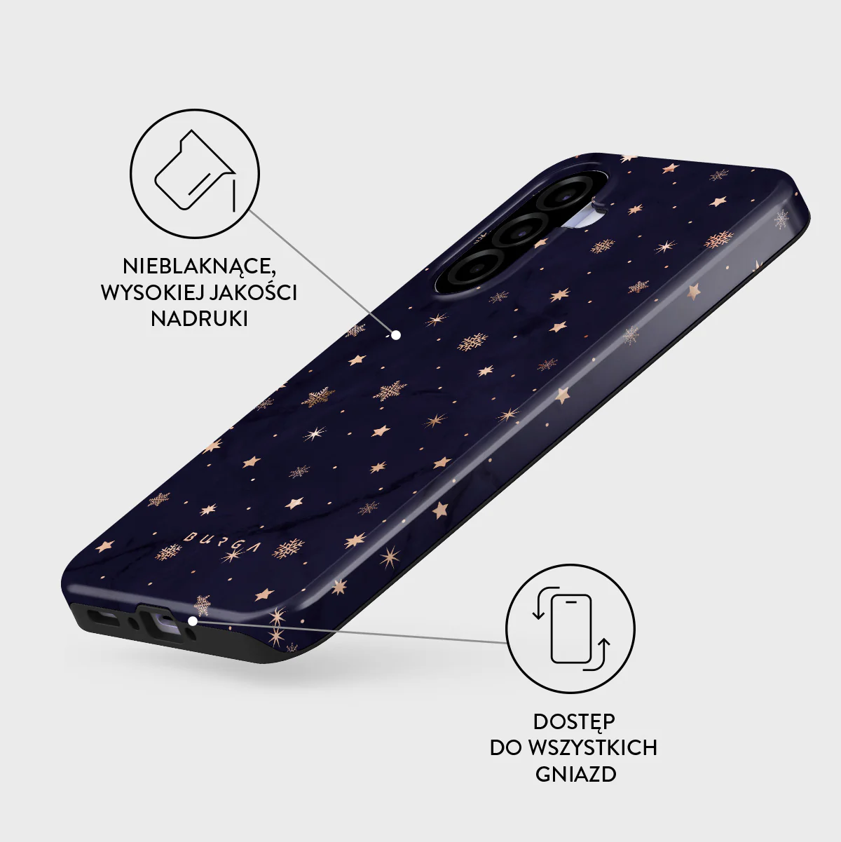 Midnight Kiss - Samsung Galaxy A37 5G Etui - Image 3