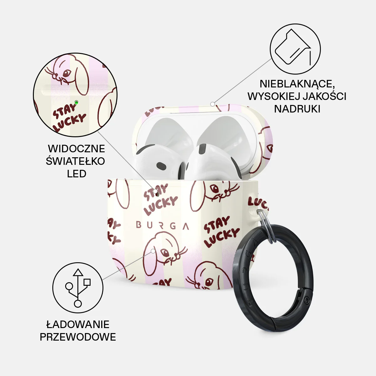 Stay Lucky - Etui AirPods 4 - Image 3