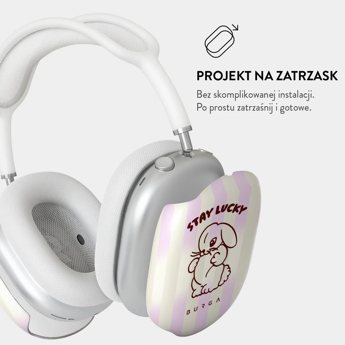 Stay Lucky - Etui AirPods Max - Image 3
