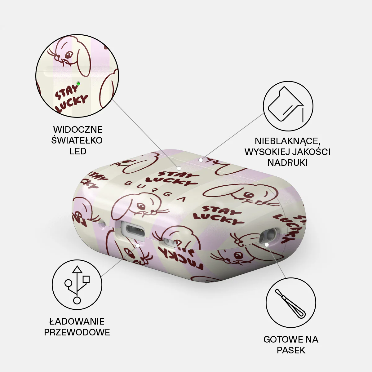 Stay Lucky - Etui AirPods Pro 2 - Image 3