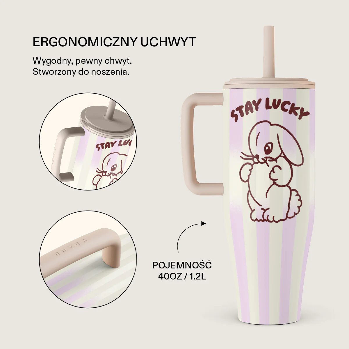 Stay Lucky - All Day Leakproof Tumbler - Image 2