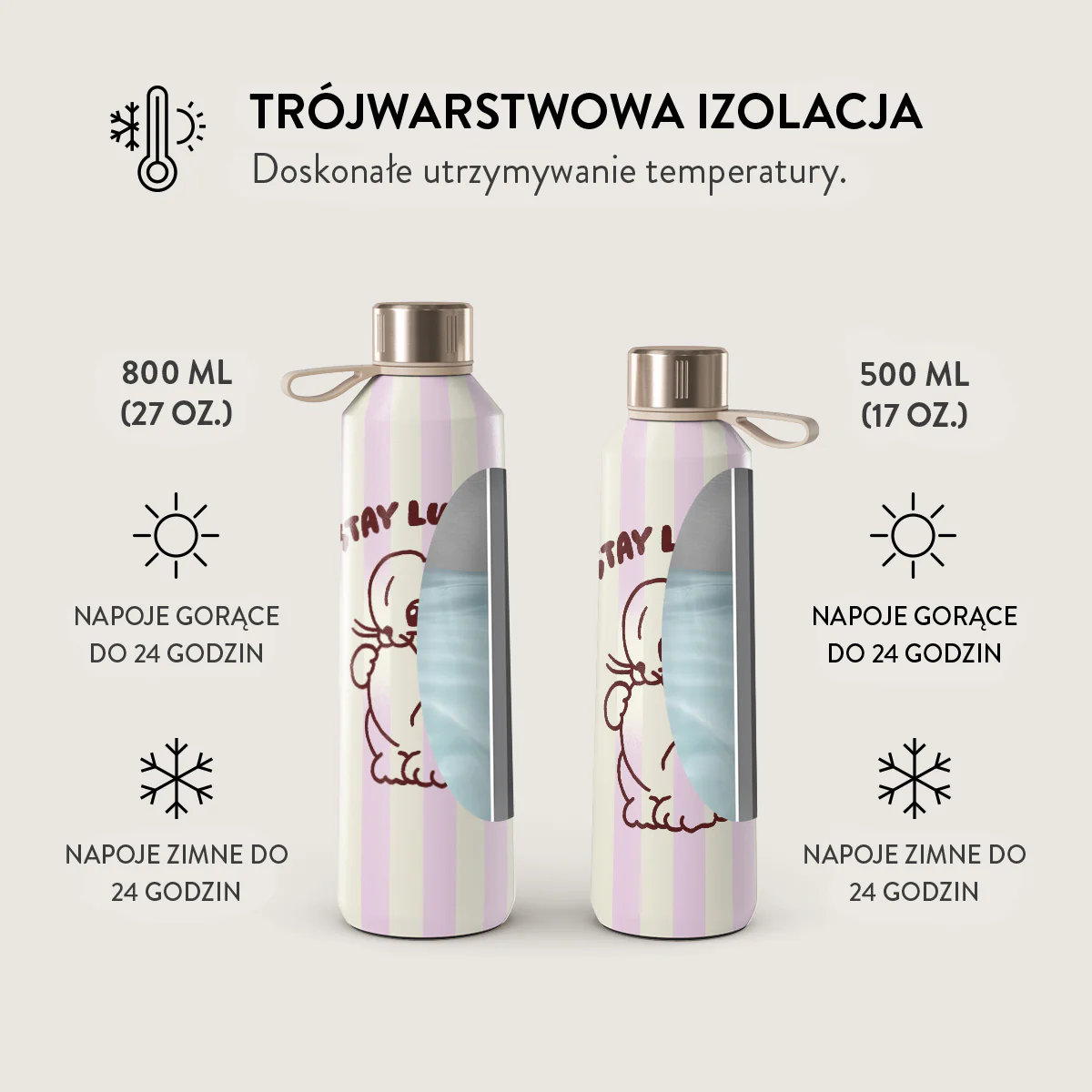 Stay Lucky - Butelka na wodę - Image 6