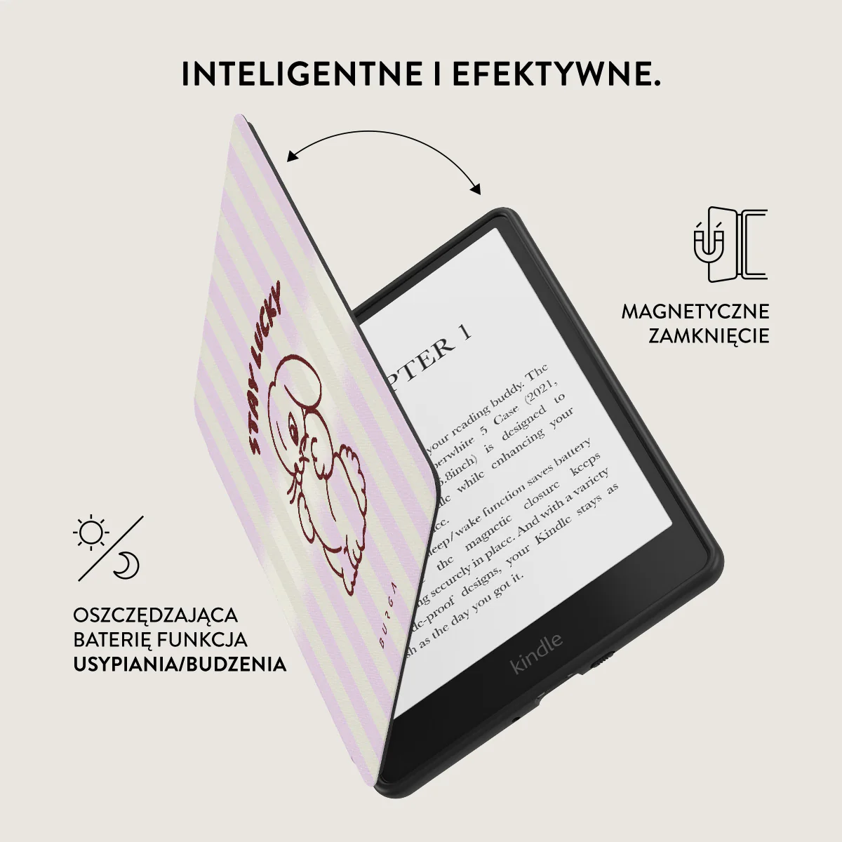 Stay Lucky - Etui na Kindle Paperwhite (12 generacji) - Image 5