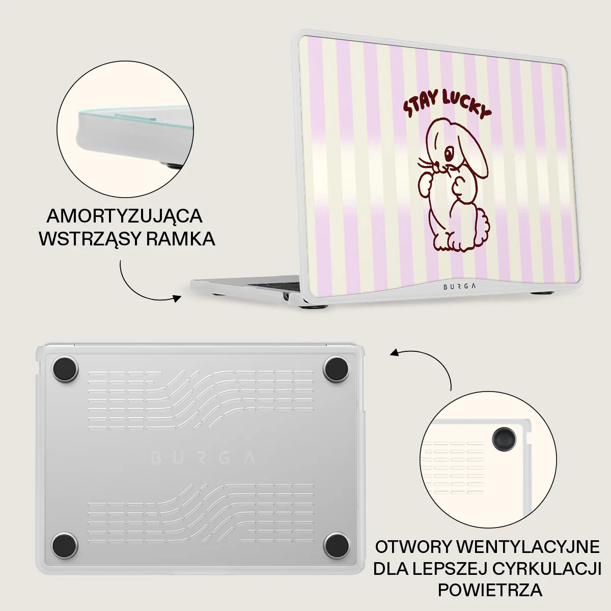 Stay Lucky - Etui do MacBooka - Image 6
