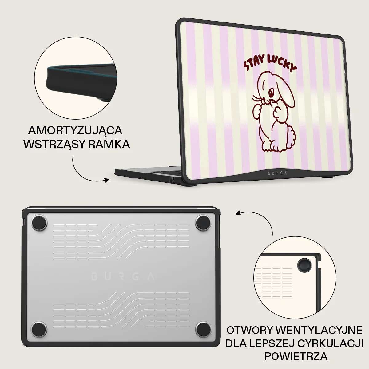 Stay Lucky - Etui do MacBooka - Image 7