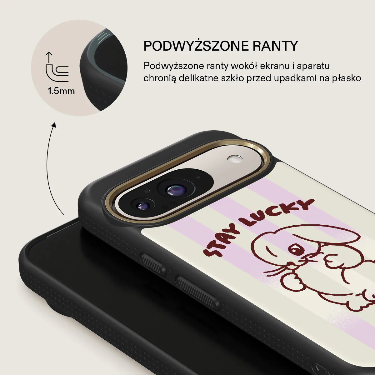 Stay Lucky - Google Pixel 10 Pro XL Etui - Image 8