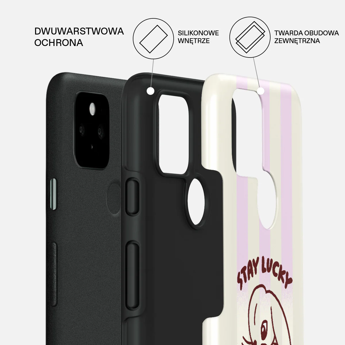 Stay Lucky - Google Pixel 5 Etui - Image 2
