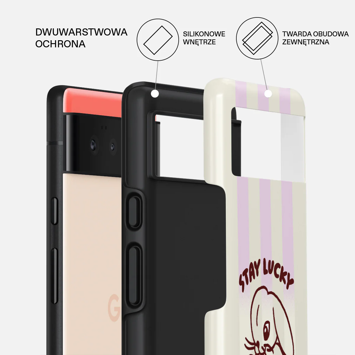 Stay Lucky - Google Pixel 6 Etui - Image 2