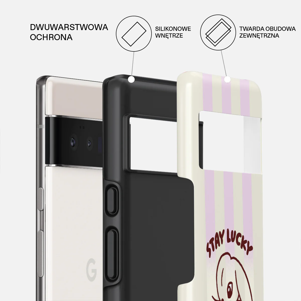 Stay Lucky - Google Pixel 6 Pro Etui - Image 2