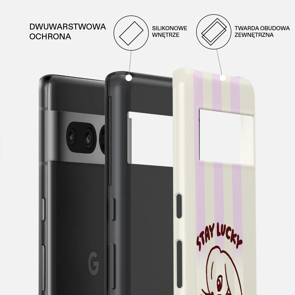 Stay Lucky - Google Pixel 7 Pro Etui - Image 2