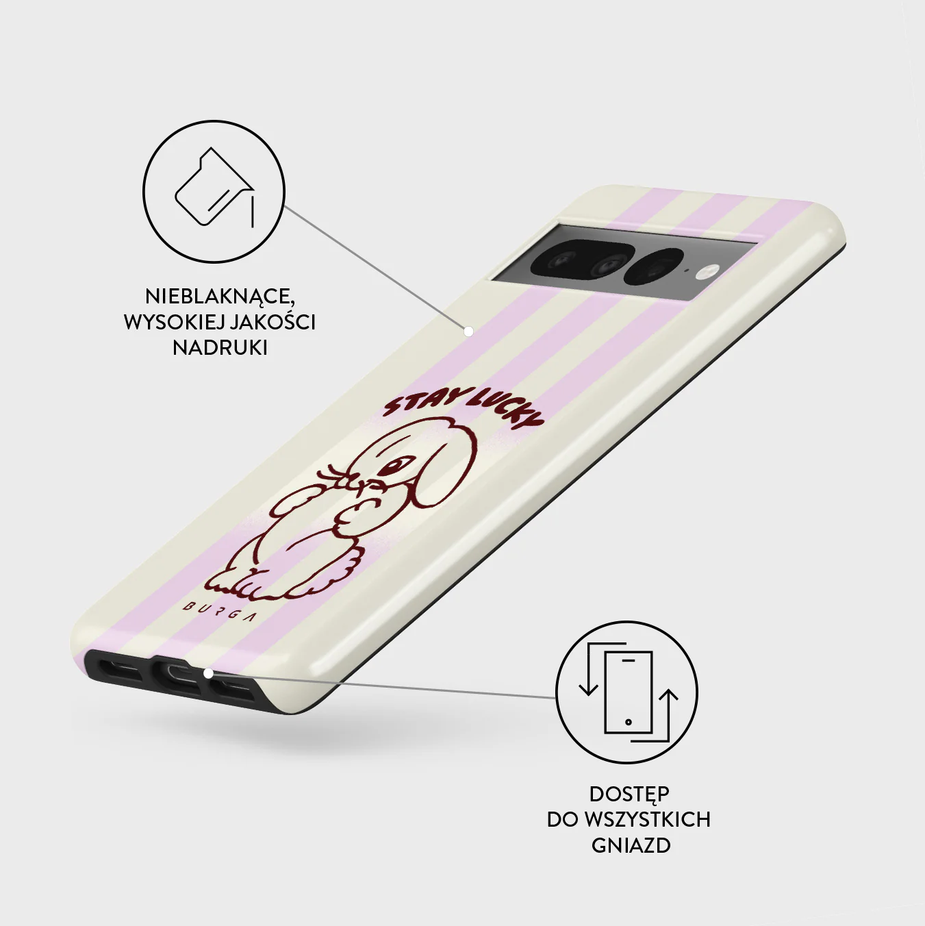 Stay Lucky - Google Pixel 7 Pro Etui - Image 3