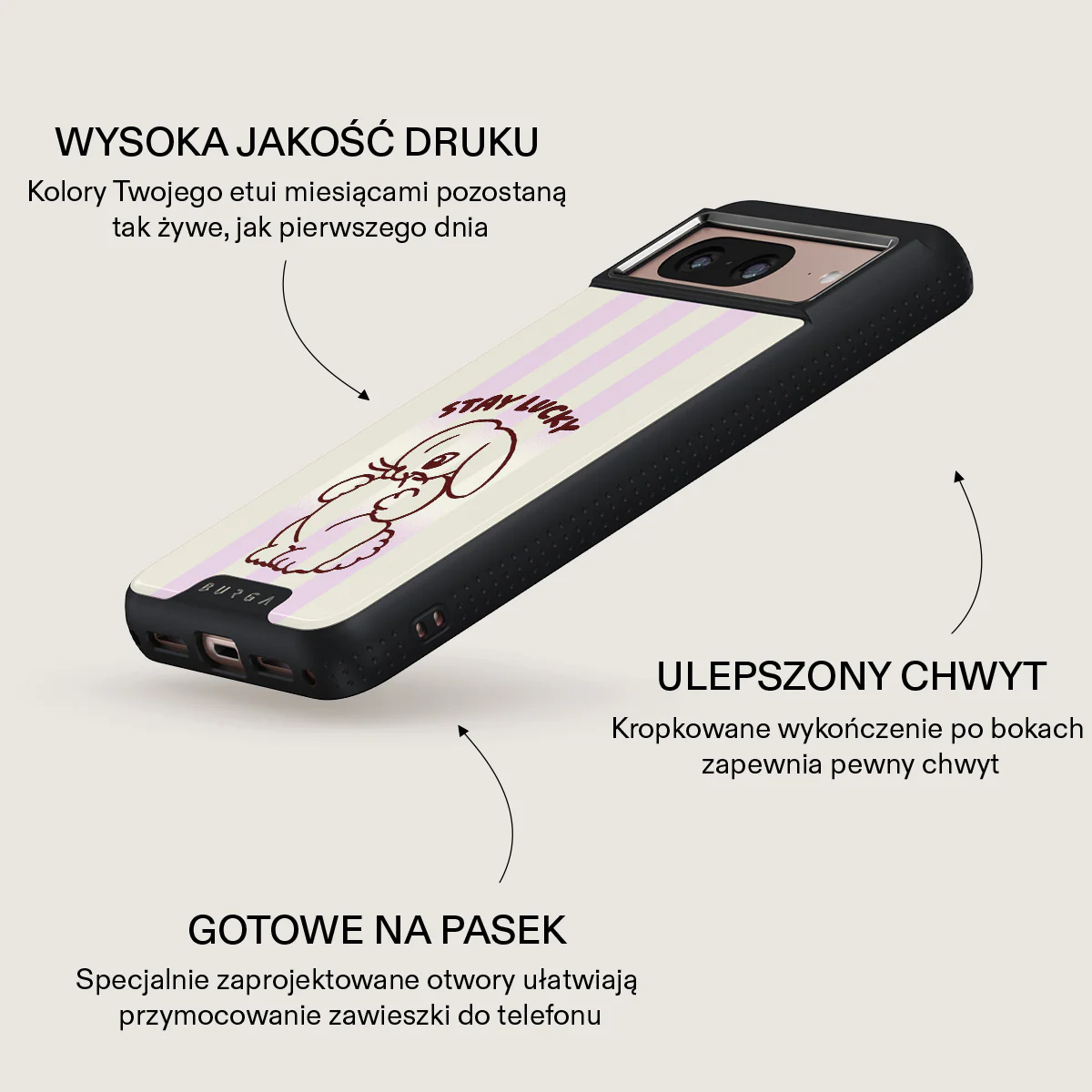 Stay Lucky - Google Pixel 8 Etui - Image 16