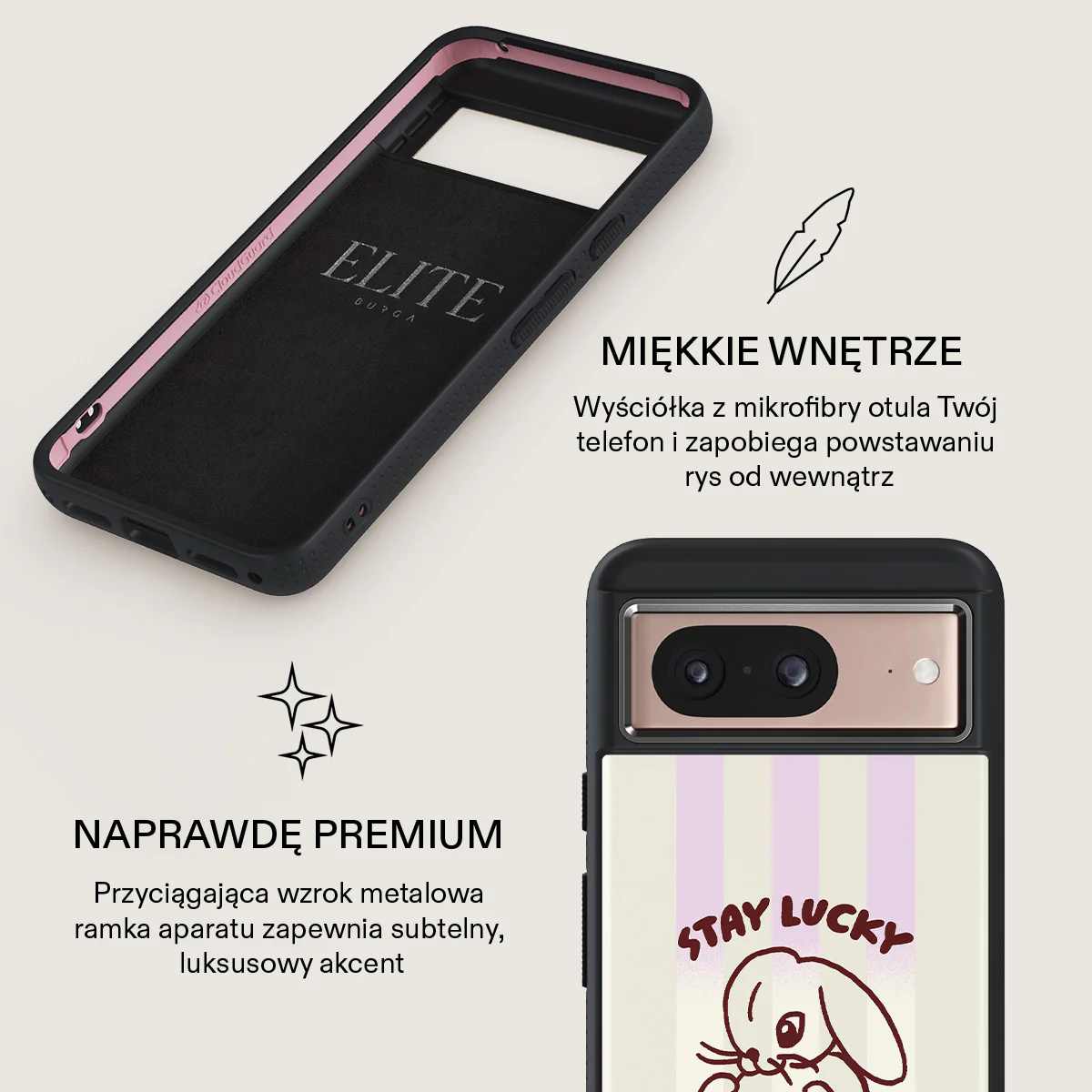Stay Lucky - Google Pixel 8 Etui - Image 17