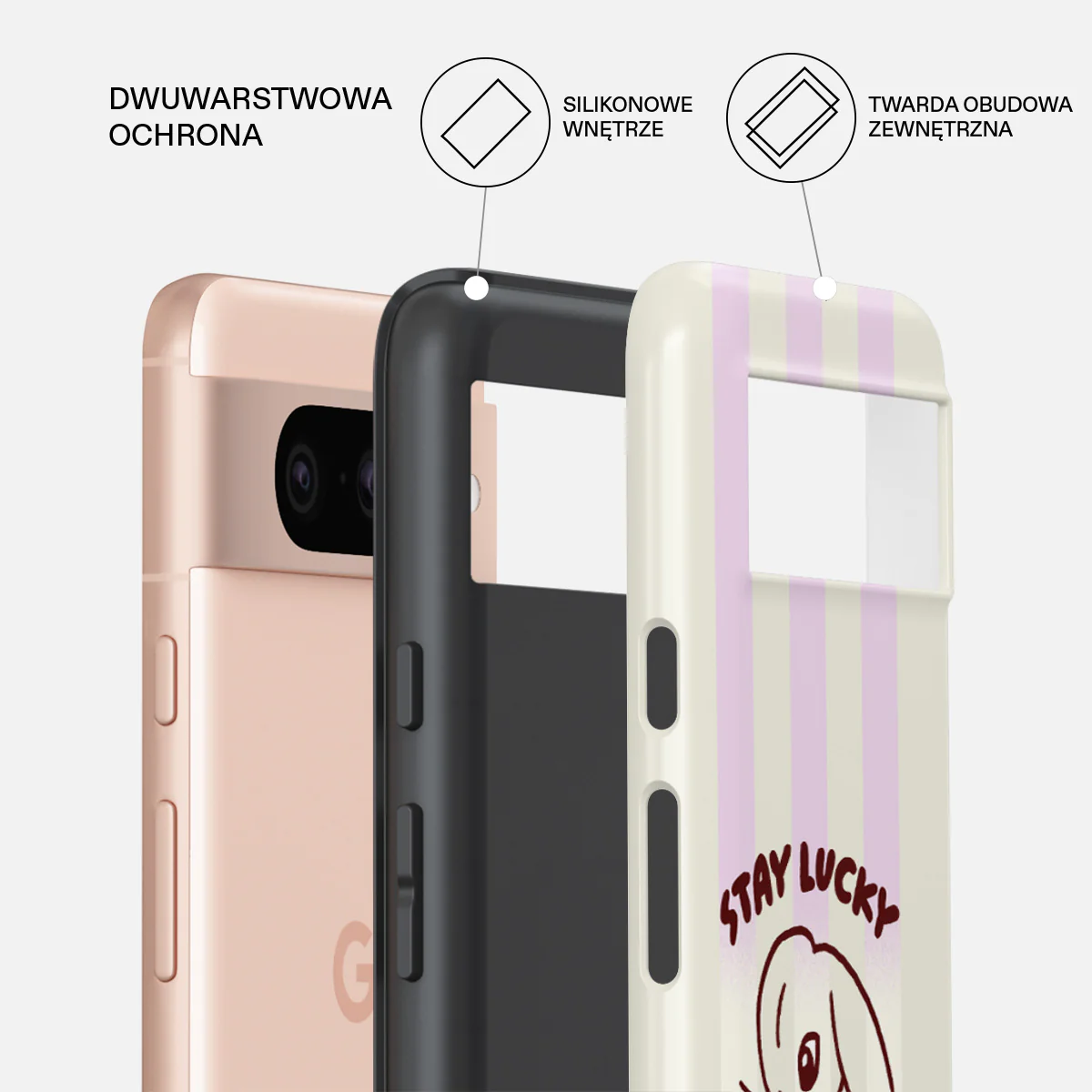 Stay Lucky - Google Pixel 8 Etui - Image 2
