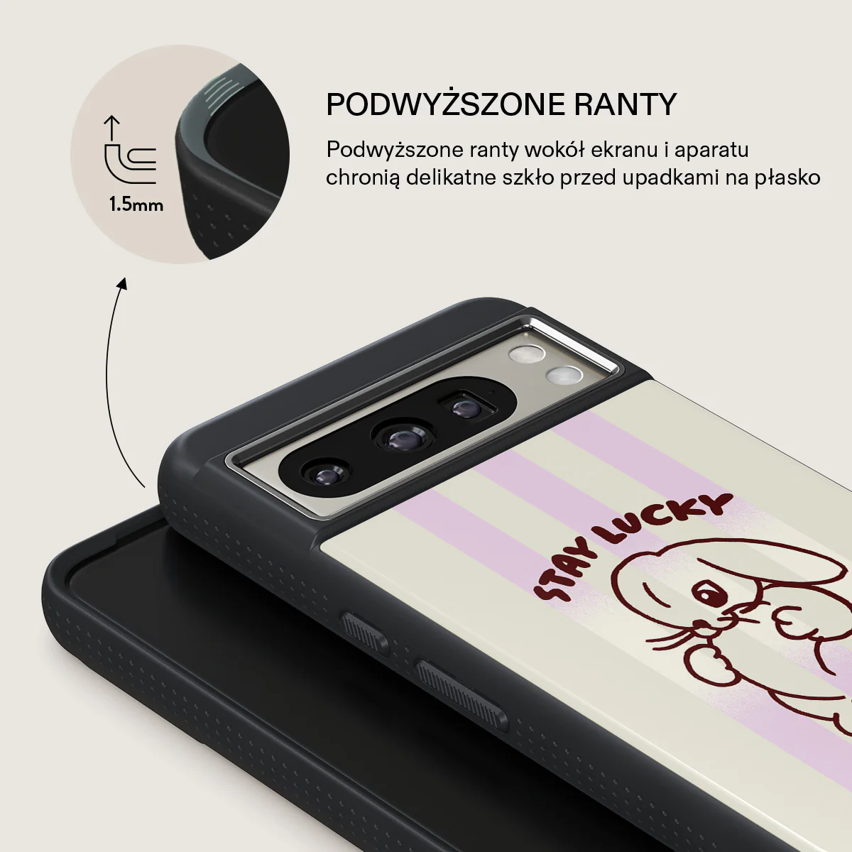 Stay Lucky - Google Pixel 8 Pro Etui - Image 15