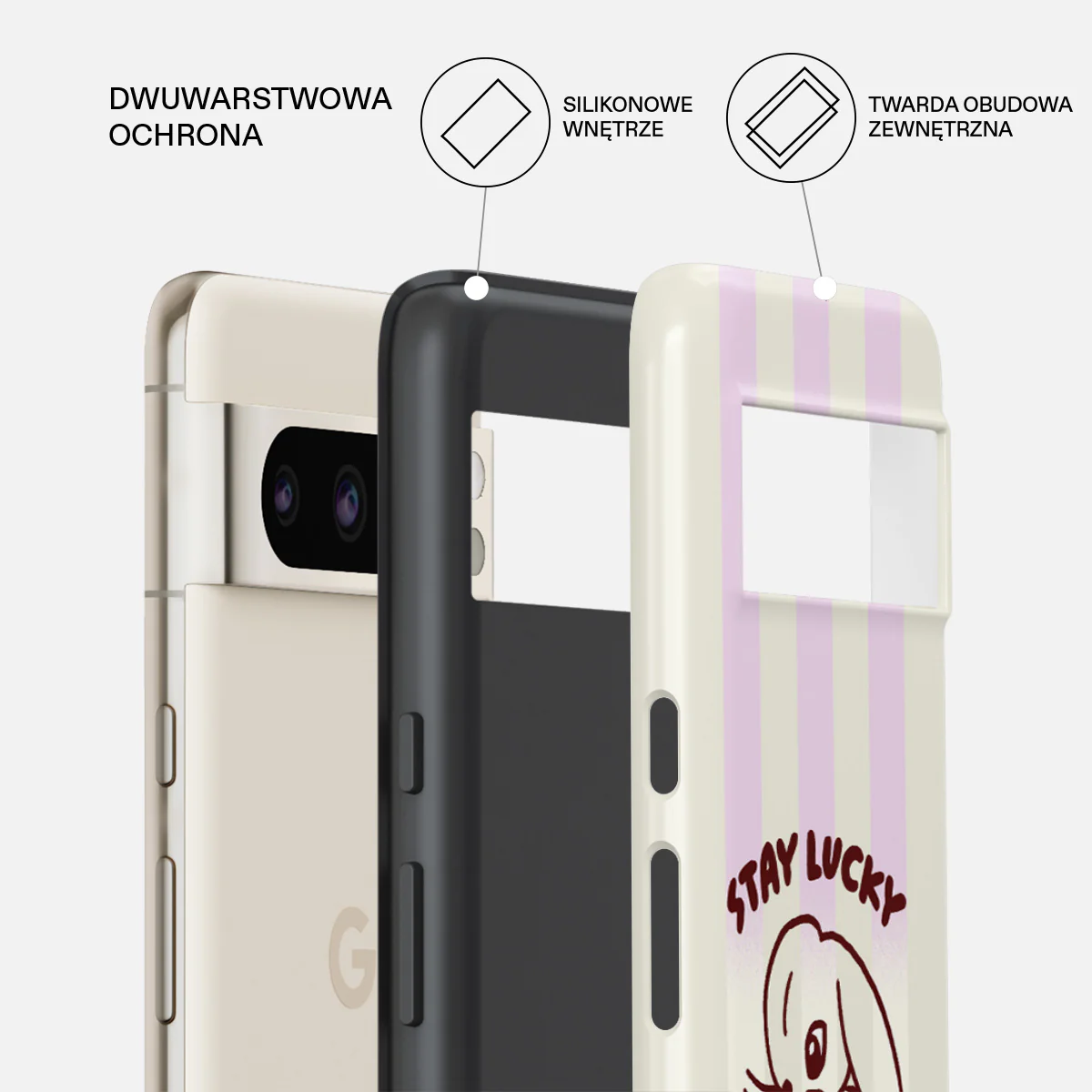 Stay Lucky - Google Pixel 8 Pro Etui - Image 2