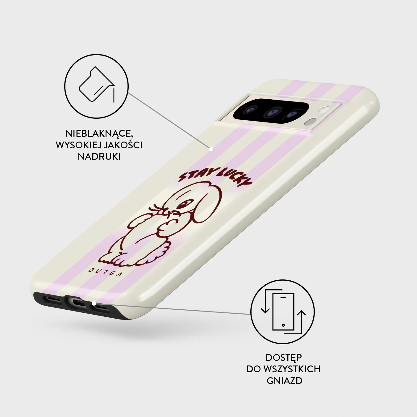 Stay Lucky - Google Pixel 8 Pro Etui - Image 3