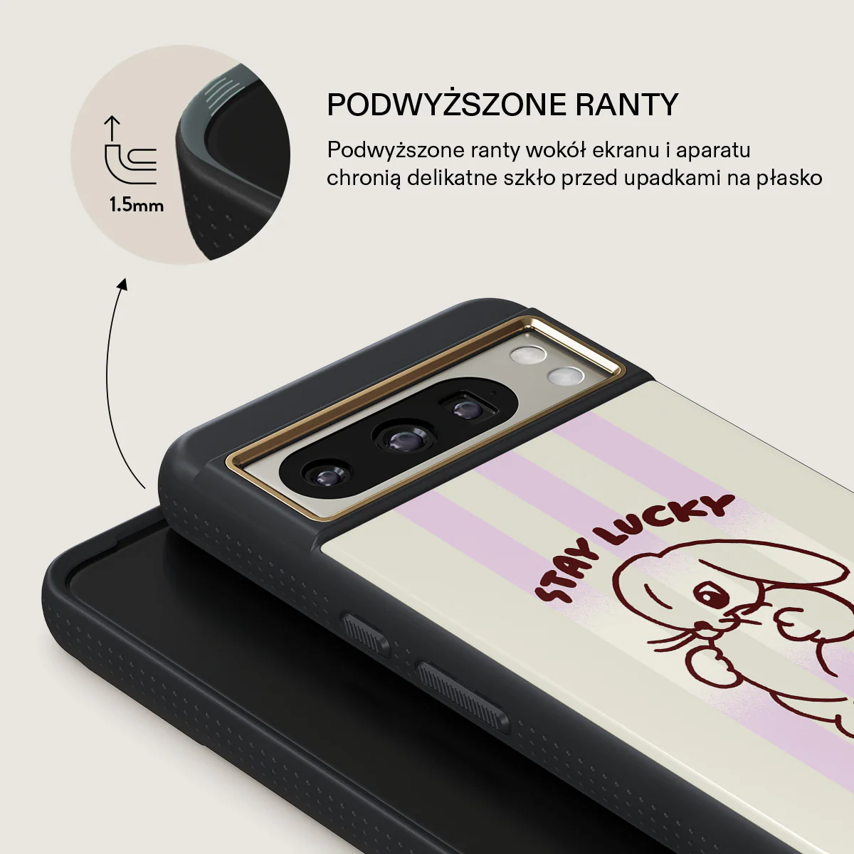 Stay Lucky - Google Pixel 8 Pro Etui - Image 8