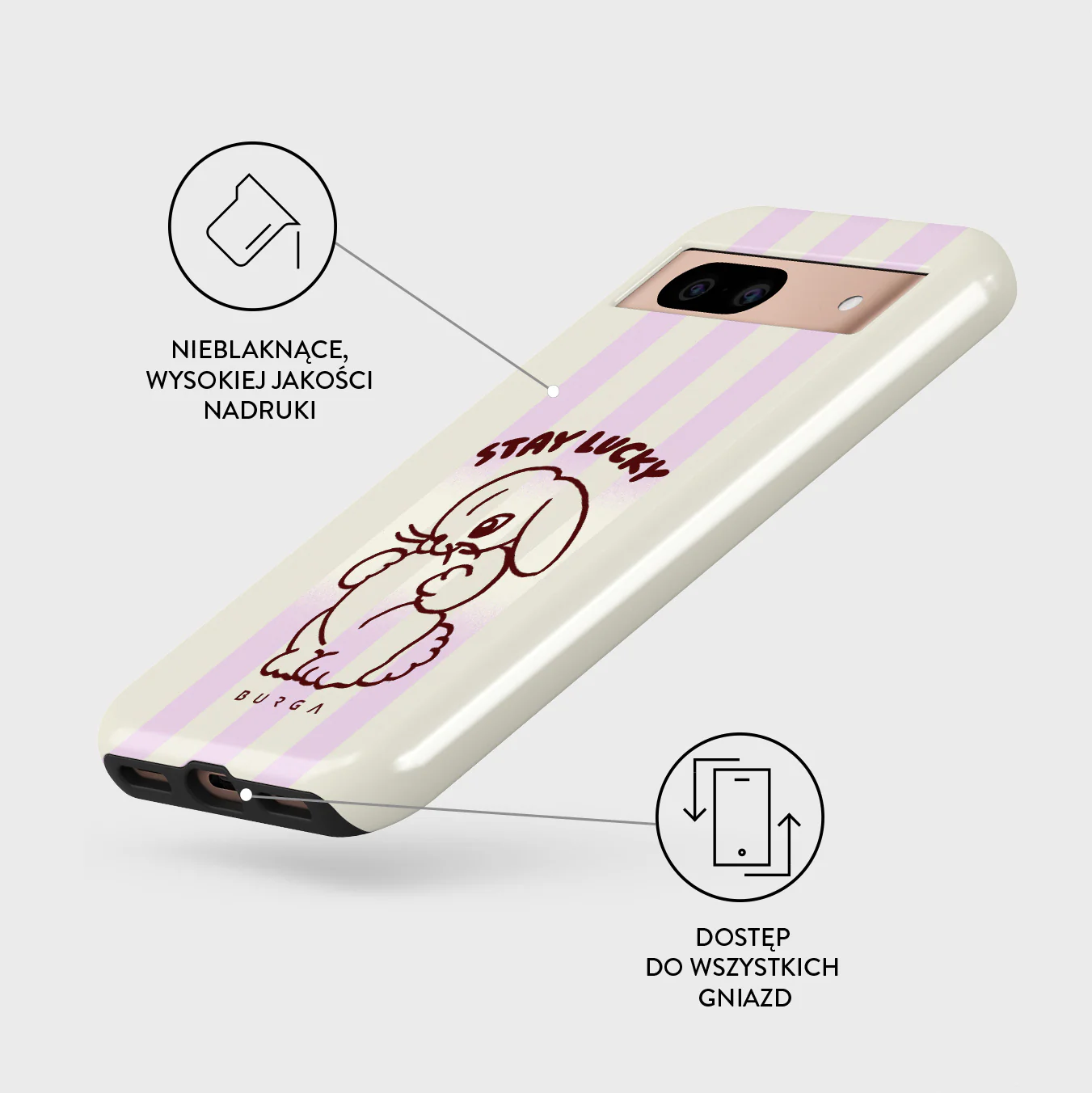 Stay Lucky - Google Pixel 8a Etui - Image 3