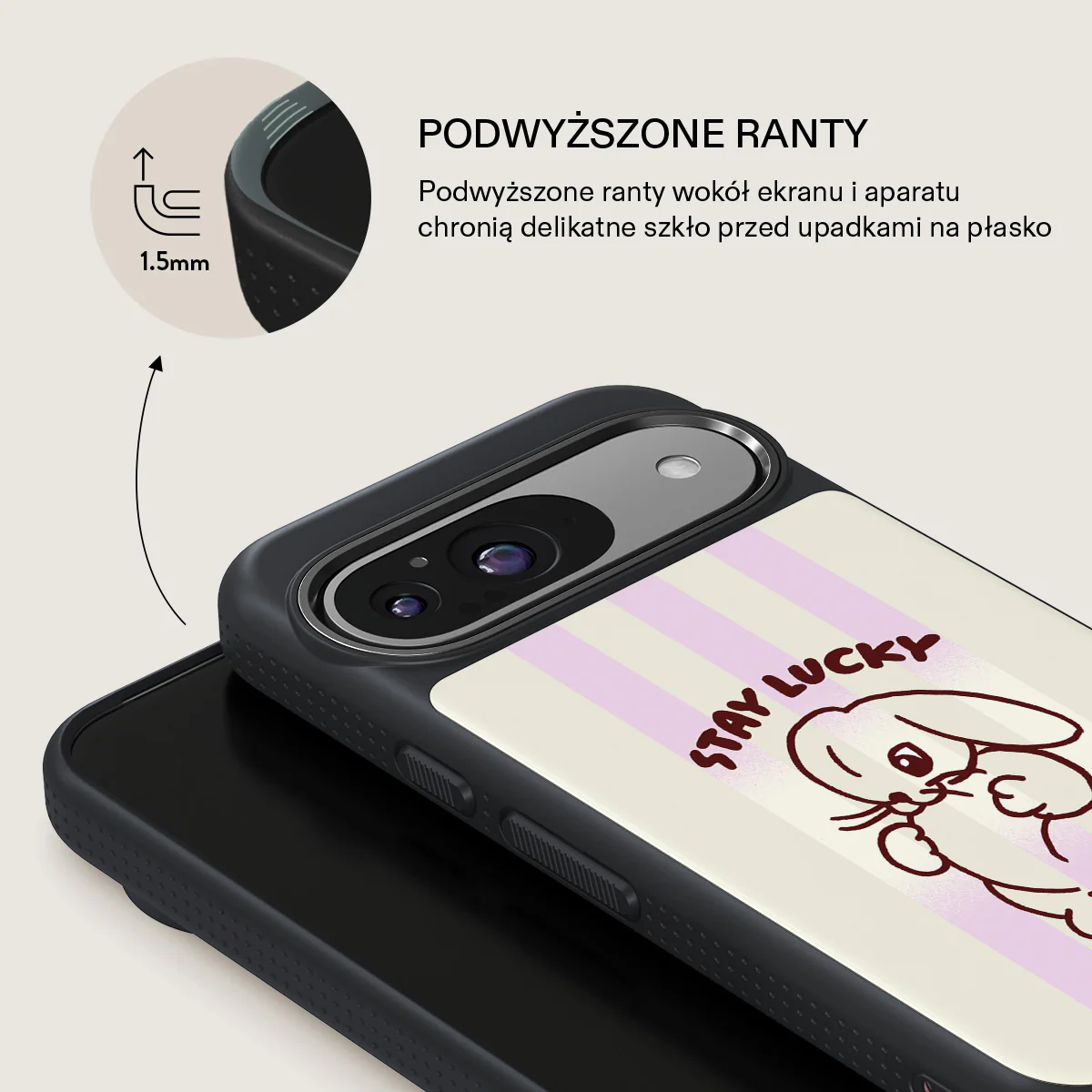 Stay Lucky - Google Pixel 9 Etui - Image 15