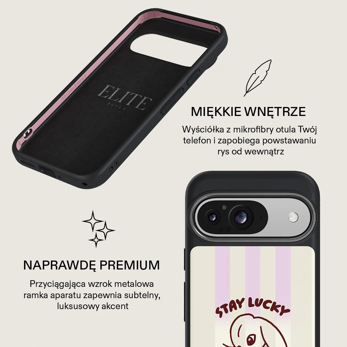 Stay Lucky - Google Pixel 9 Etui - Image 17