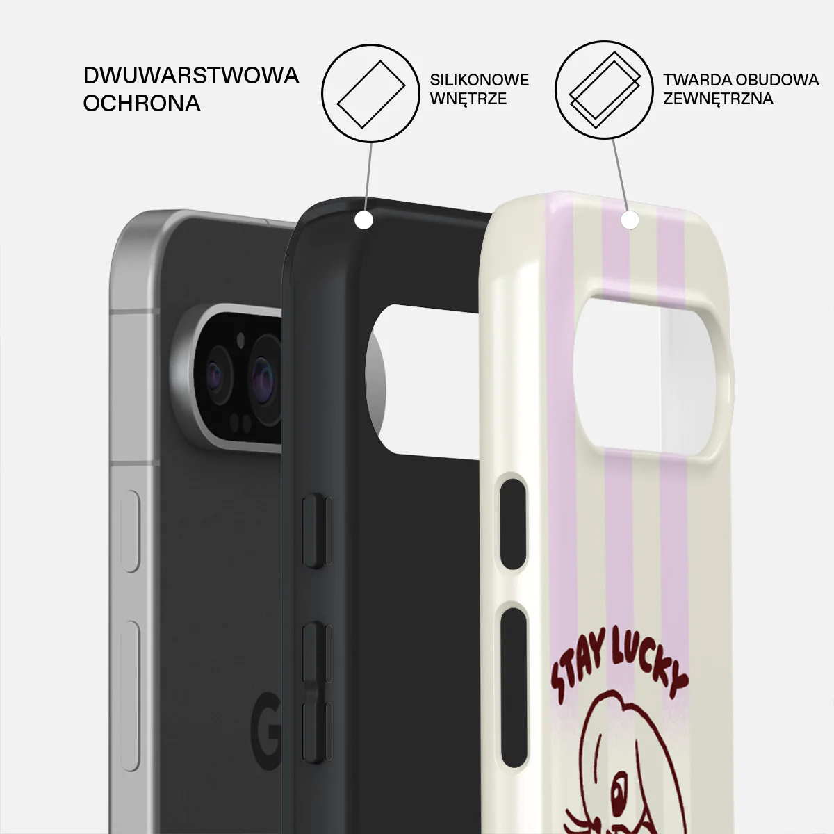 Stay Lucky - Google Pixel 9 Etui - Image 2