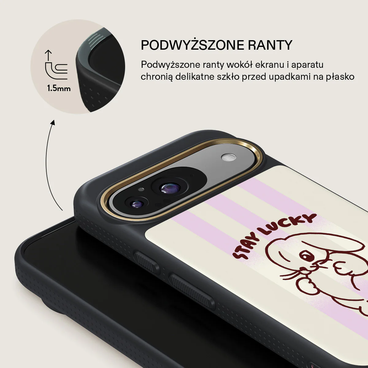Stay Lucky - Google Pixel 9 Etui - Image 8