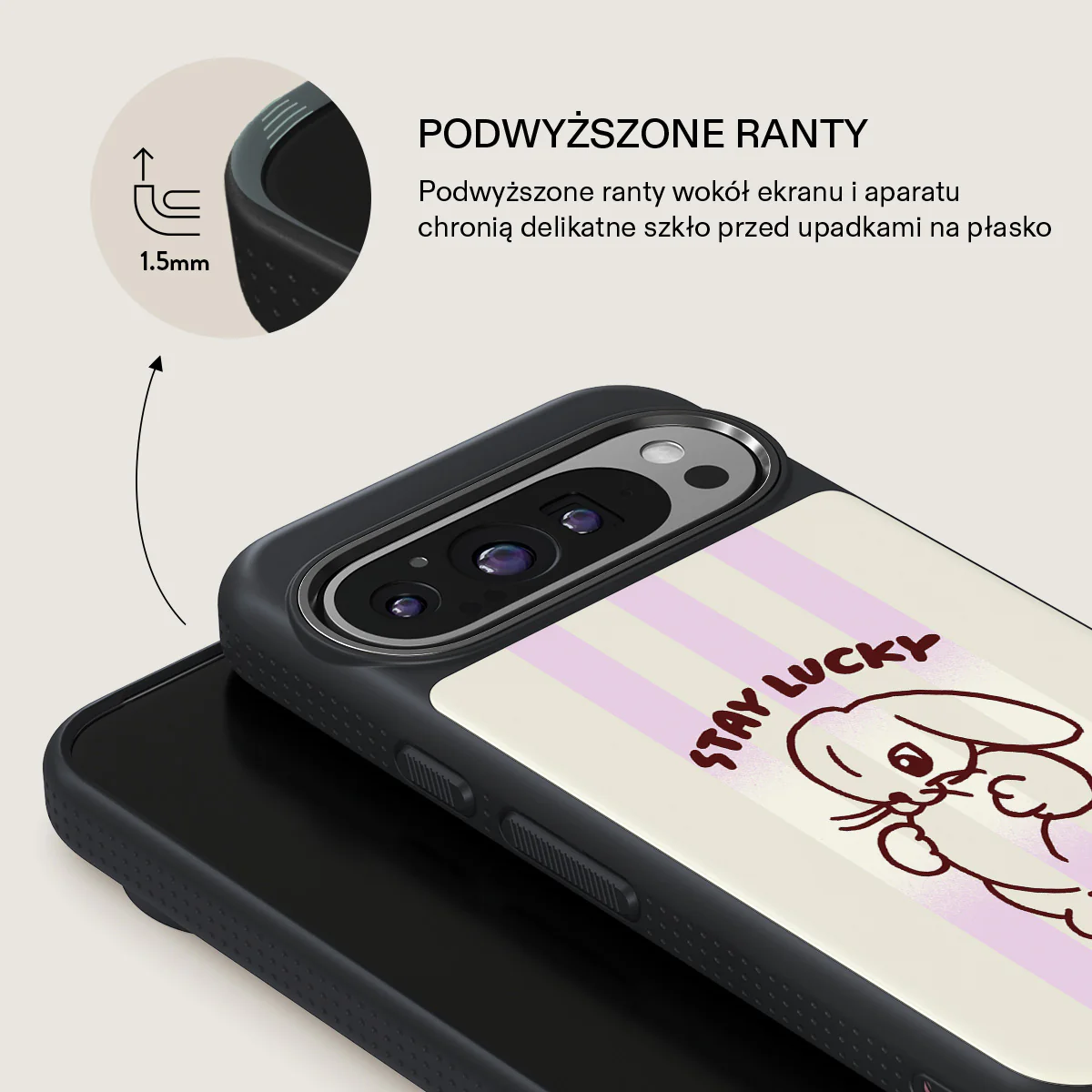 Stay Lucky - Google Pixel 9 Pro Etui - Image 15