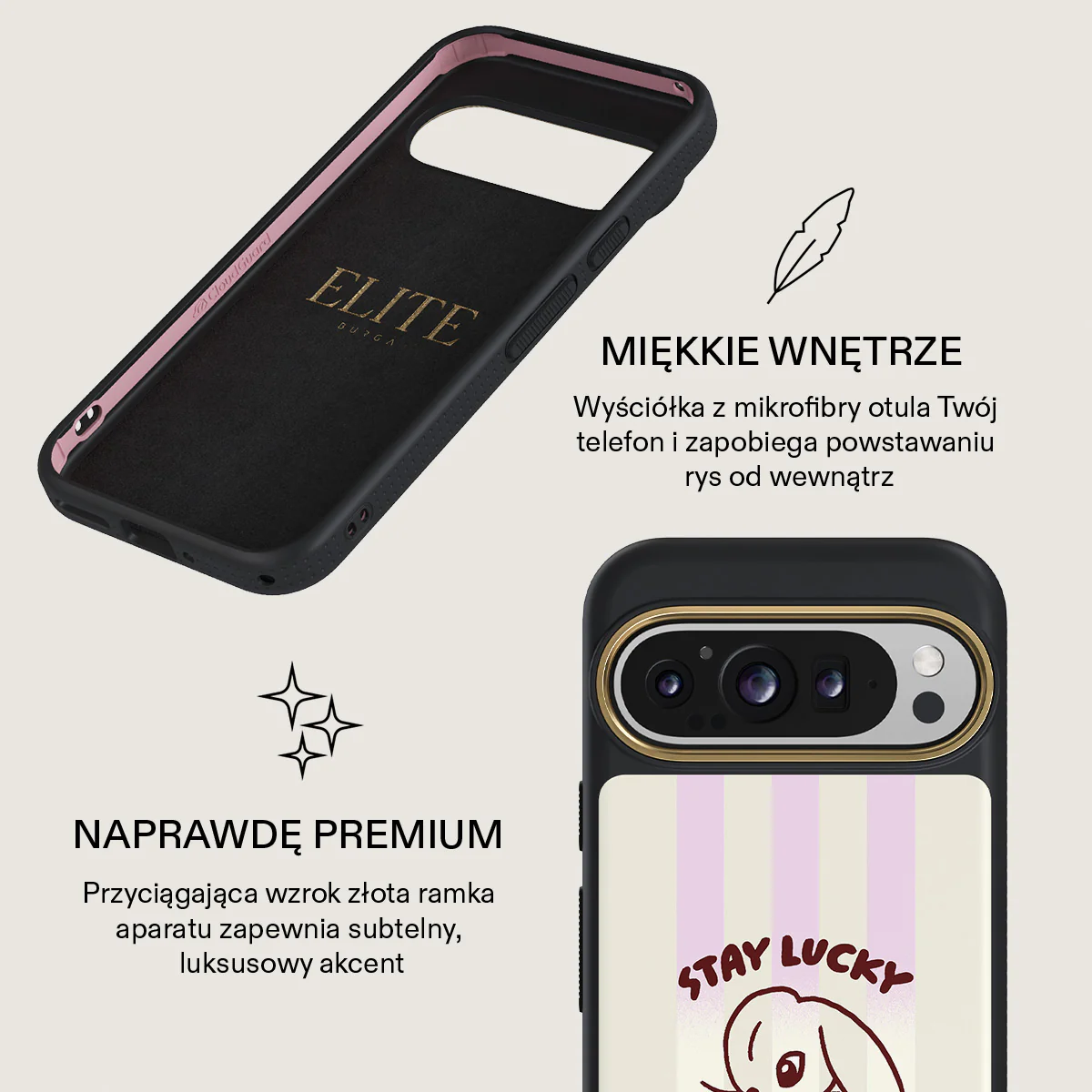 Stay Lucky - Google Pixel 9 Pro XL Etui - Image 10
