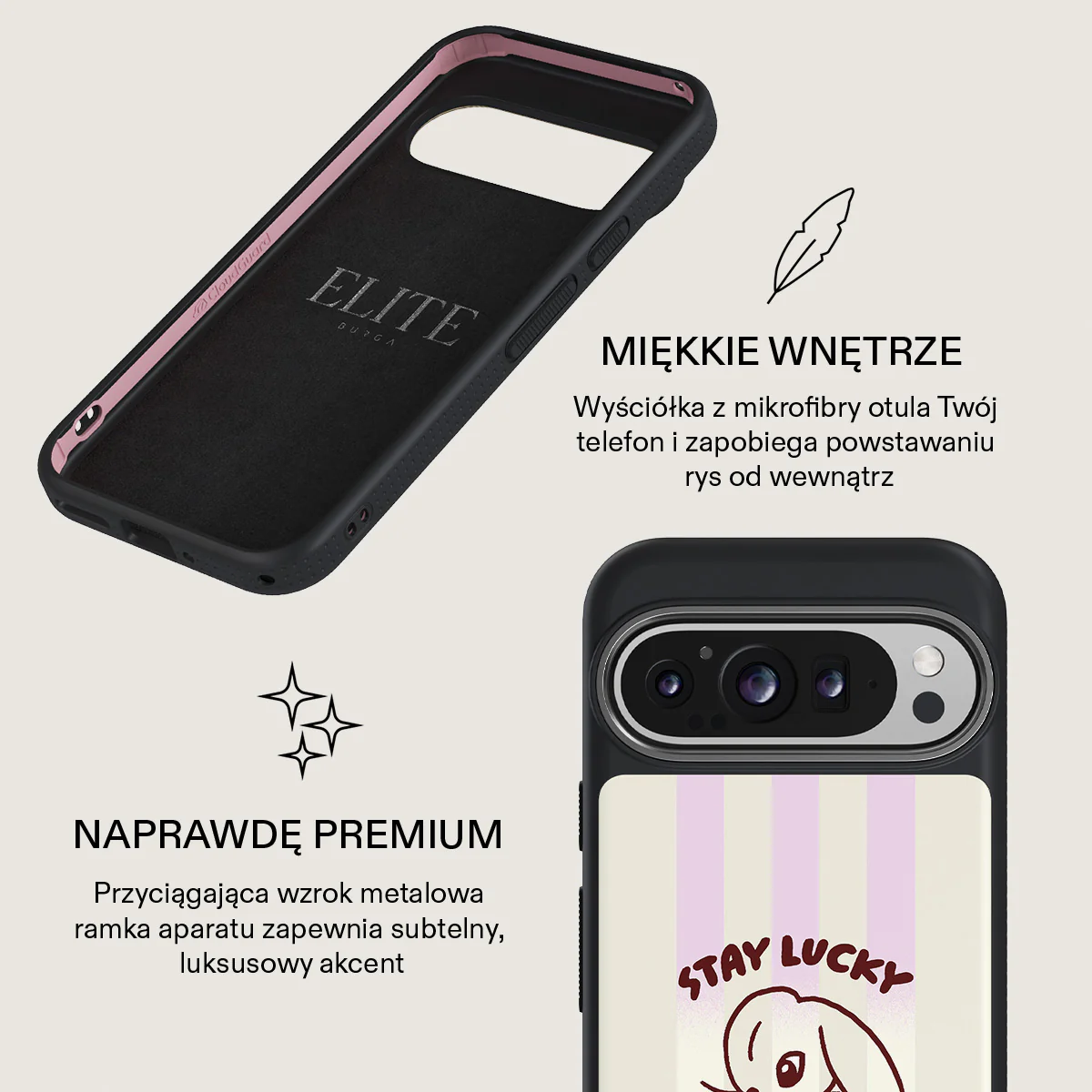 Stay Lucky - Google Pixel 9 Pro XL Etui - Image 17
