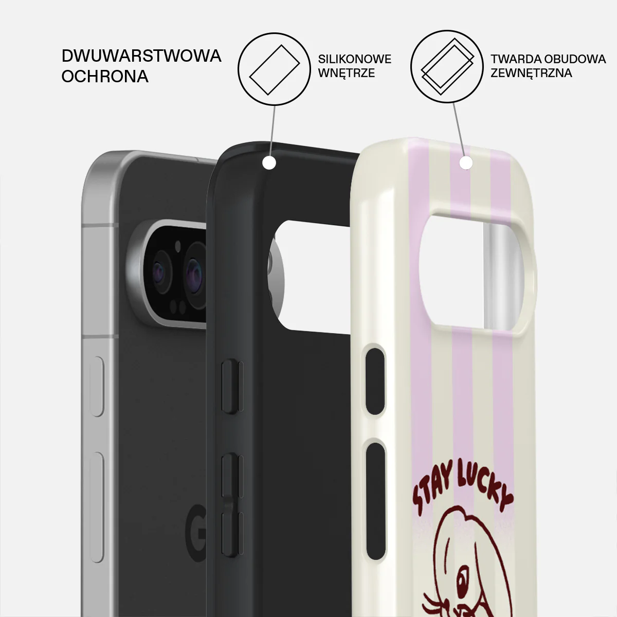 Stay Lucky - Google Pixel 9 Pro XL Etui - Image 2