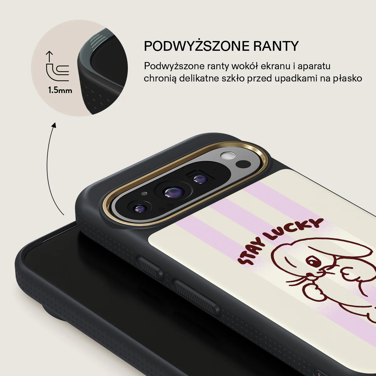 Stay Lucky - Google Pixel 9 Pro XL Etui - Image 8