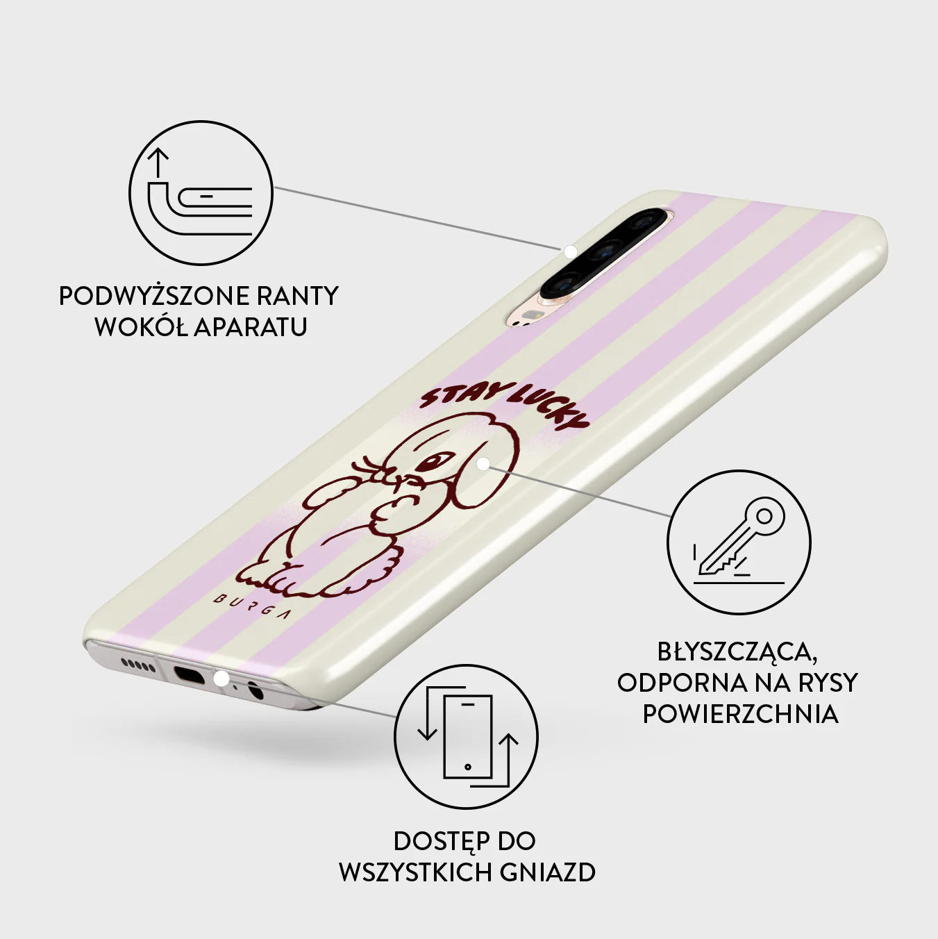 Stay Lucky - Huawei P30 Etui - Image 3