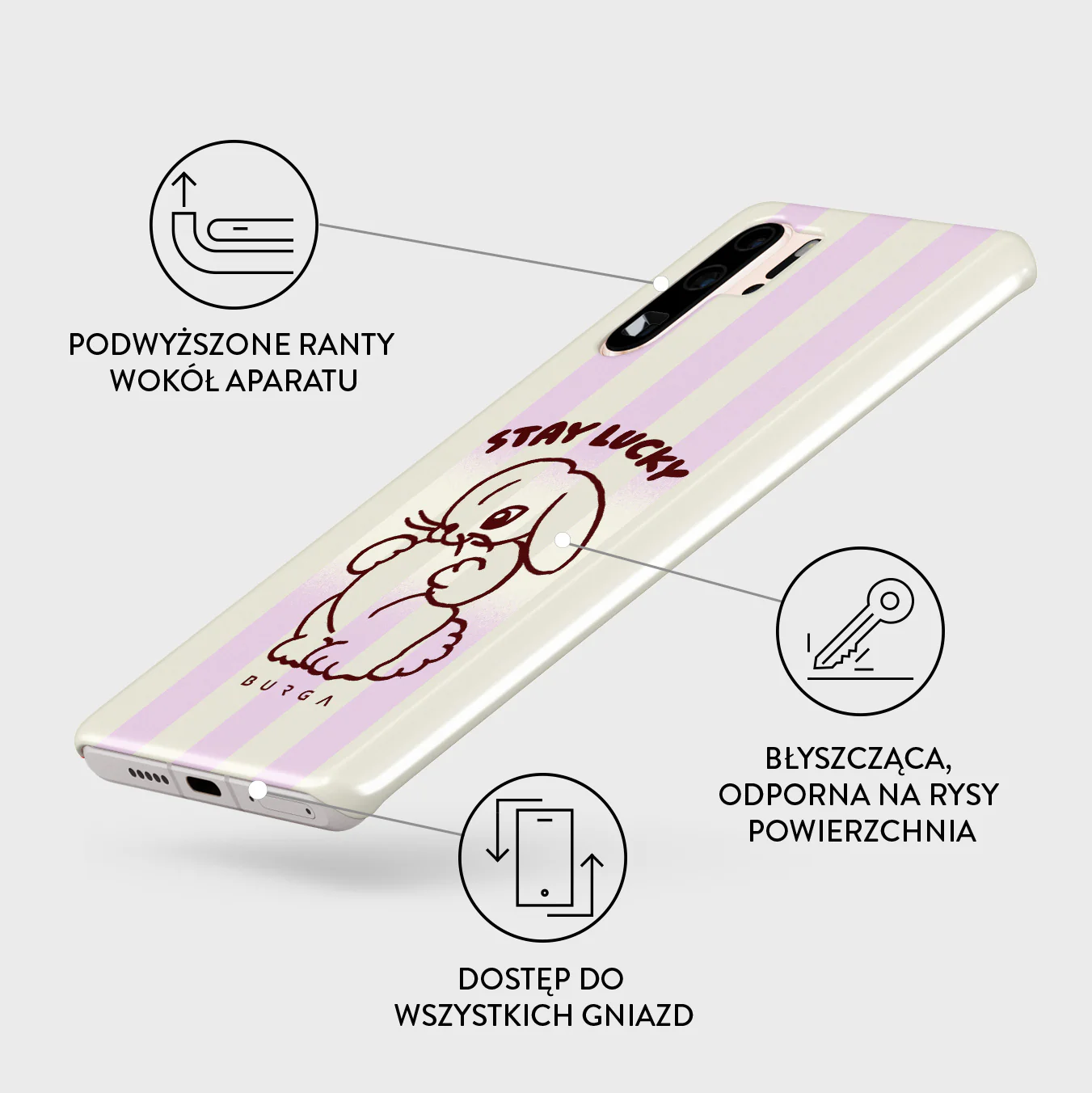 Stay Lucky - Huawei P30 Pro Etui - Image 3