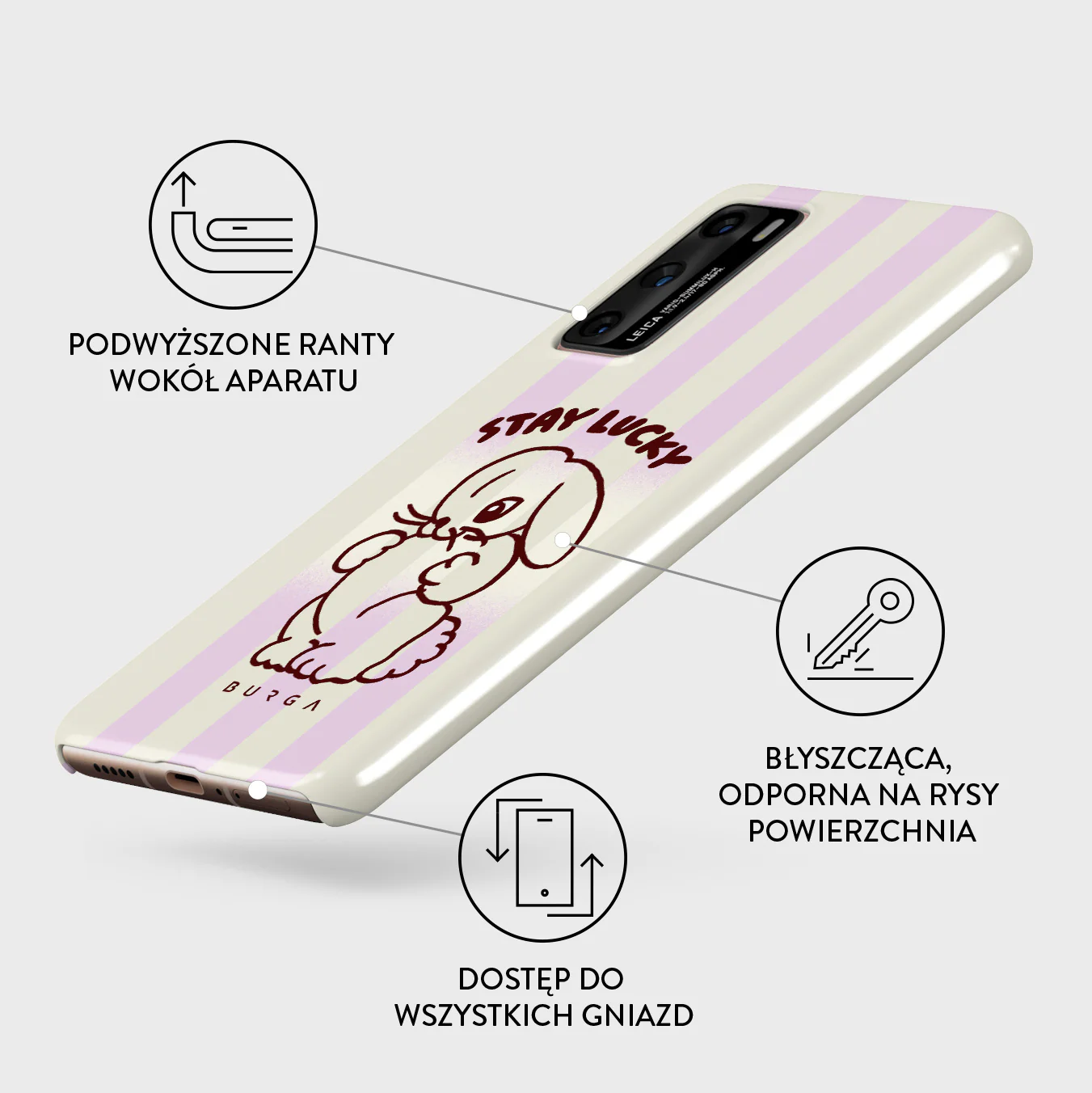Stay Lucky - Huawei P40 Etui - Image 3