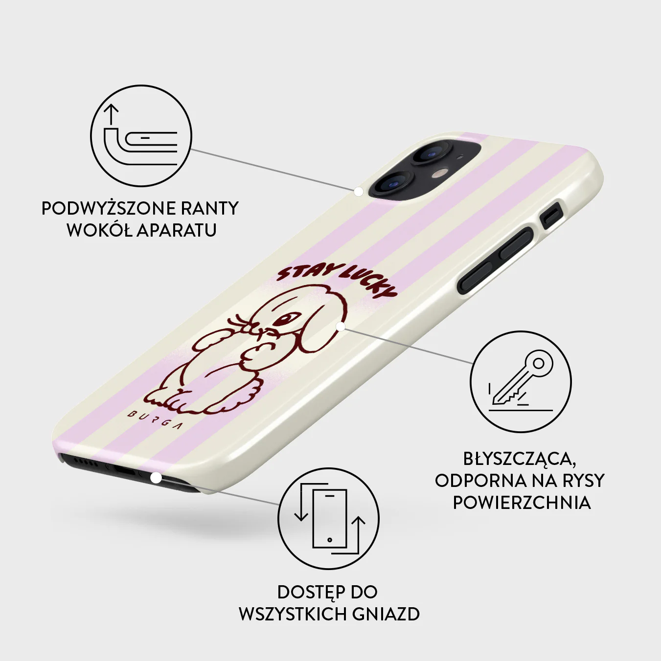 Stay Lucky - iPhone 12 Mini Etui - Image 3