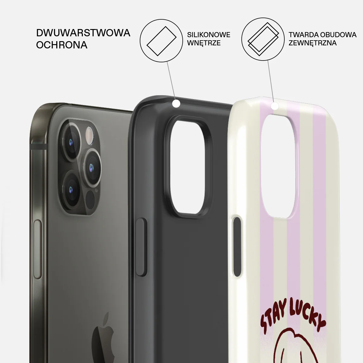 Stay Lucky - iPhone 12 Pro Etui - Image 2