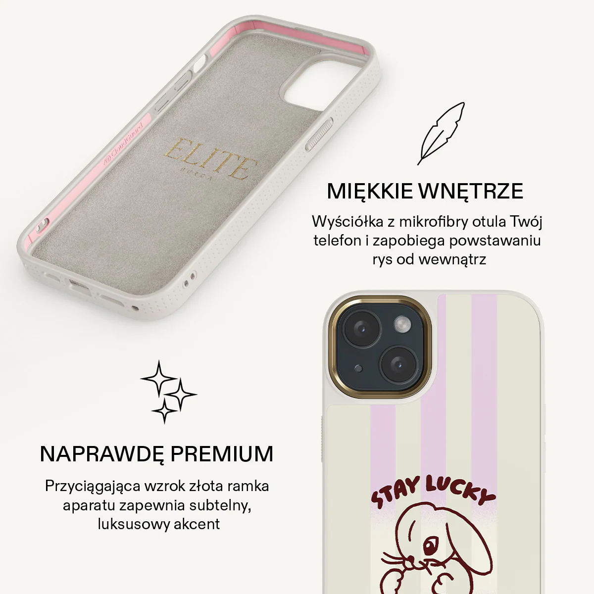 Stay Lucky - iPhone 14 Etui - Image 24