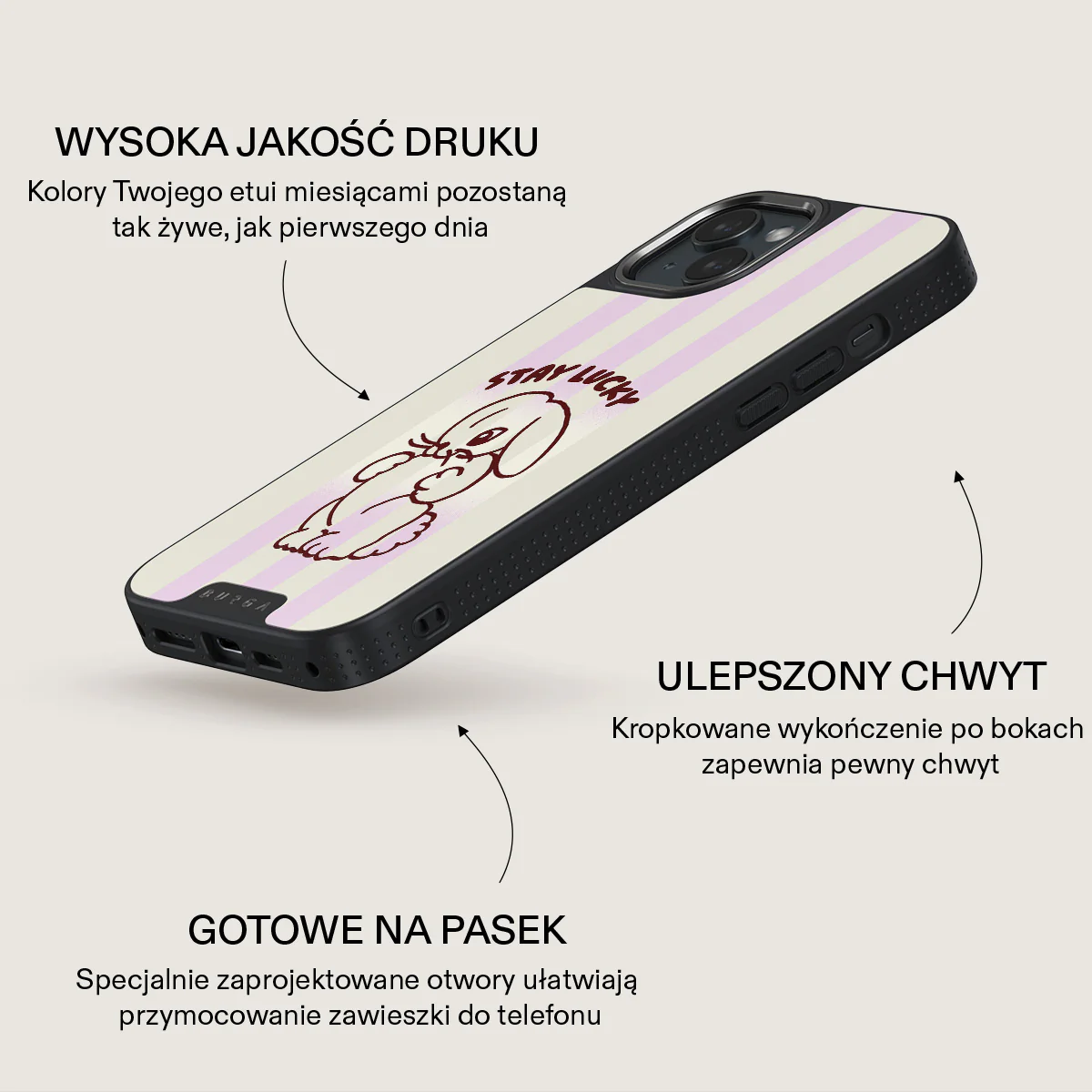 Stay Lucky - iPhone 15 Plus Etui - Image 16